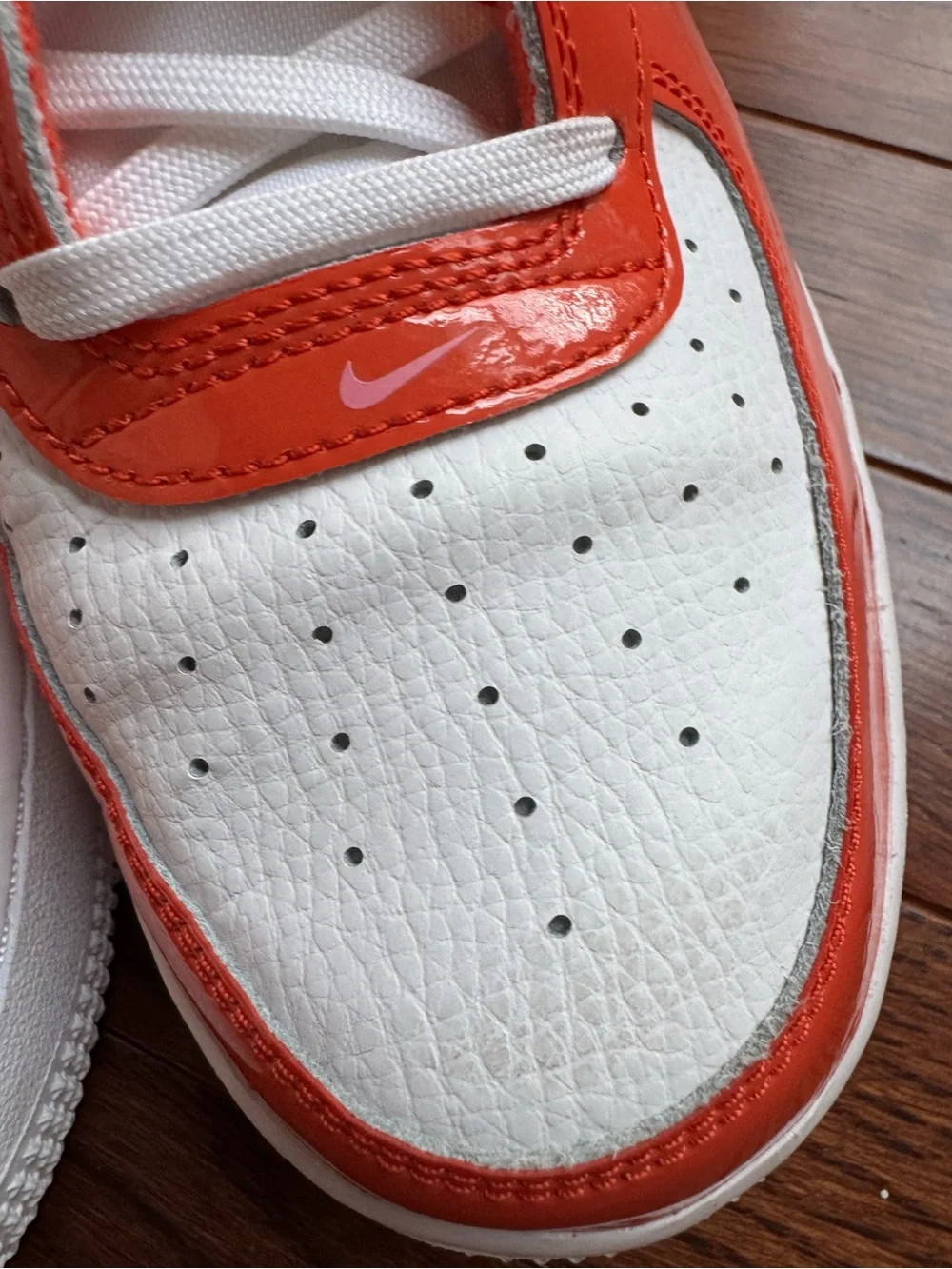 Nike Air Force 1 Low GS Valentines Day Pink Red White Hearts Women’s 8.5 Youth 7